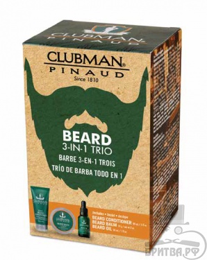 Clubman Beard 3-in-1Trio