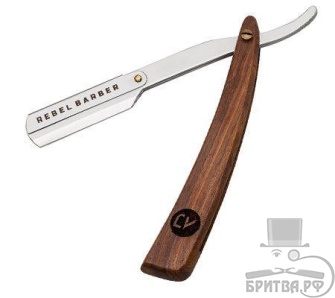 Шаветка Rebel Barber Luxury Shavette дерево