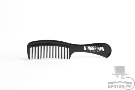 Гребень с ручкой King Brown черный