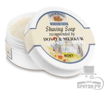 Крем для бритья Dovo в банке, ментол