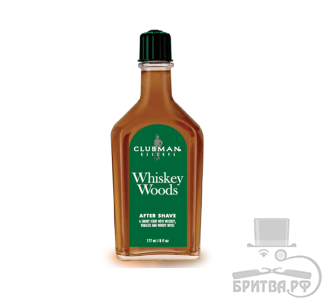 Лосьон после бритья Clubman Whiskey woods 180 мл