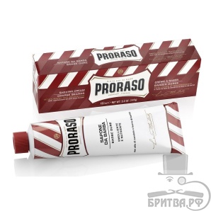 Proraso крем для бритья, сандаловое масло и карите