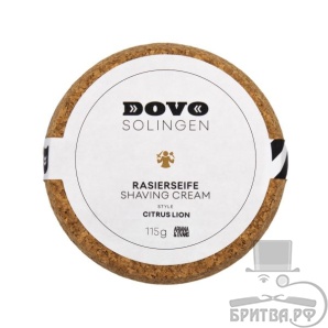 Крем для бритья в чаше Dovo Citrus Lion 
