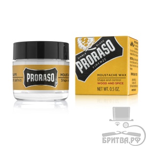 Воск для усов Proraso Wood and Spice