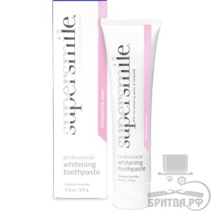 Зубная паста Supersmile Rosewater Mint розовая вода и мята