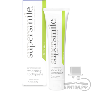 Зубная паста Supersmile Green Apple зеленое яблоко