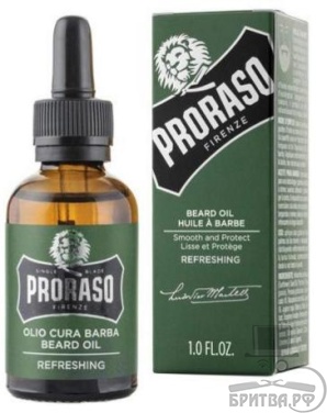 Масло для бороды Proraso Refresh