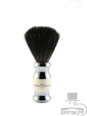 Помазок Edwin Jagger 81SB357CR слоновая кость искусственный ворс