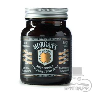 Матовая помада для укладки Morgans Pomade Bay Rum