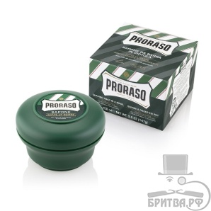 Proraso мыло для бритья, ментол и эвкалиптовое масло