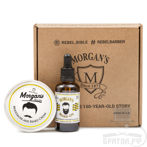Подарочный набор для бороды и усов Morgans 
