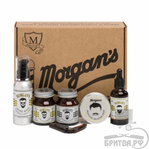 MORGAN'S Подарочный набор для ухода за бородой и усами