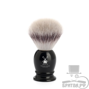 Помазок из черной смолы, фибра Silvertip, S