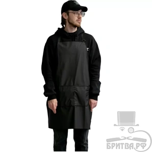 Полиуретановый парикмахерский фартук REBEL BARBER Matte Black