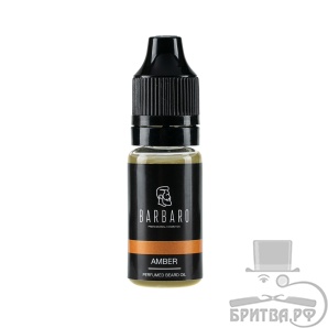 Парфюмированное масло для бороды Barbaro Amber, 10 мл