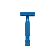 Т-образная бритва Rockwell Razors 6S, нержавеющая сталь, синяя