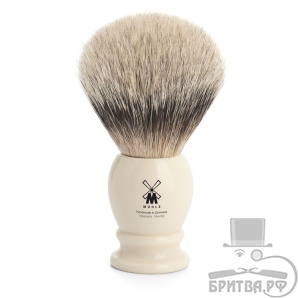 Помазок, барсучий ворс Silvertip, слоновая кость, XL