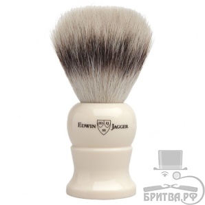 Помазок Edwin Jagger слоновая кость фибра
