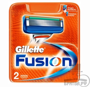 Сменные лезвия Gillette Fusion 2шт