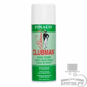 Clubman Классическая пена для бритья с алоэ вера