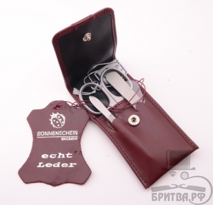 Маникюрный набор Kniebes, Бордо (3 пр.)