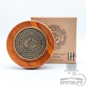 Мыло для бритья Сaptain Fawcett Scapicchio Fig, Olive & Bay Rum Shaving Soap