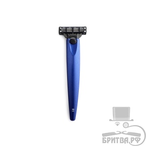 Бритва Bolin Webb R1, синий металлик, Gillette Mach3