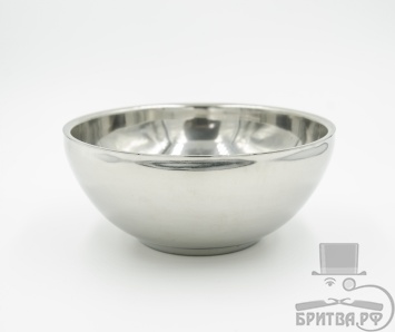 Хромированная чаша с двойными стенками XL (дефект) 