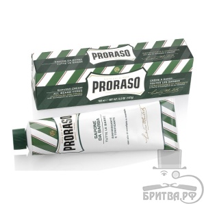 Proraso крем для бритья, ментол и масло эвкалипта