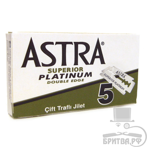 Лезвия (сменные) для Т-образной бритвы Astra Platinum