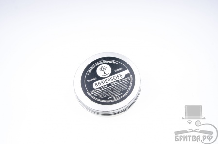 Мыло для бритья в металлической банке Böker Shaving Soap Tallowate Tobacco