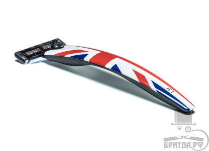 Бритва Bolin Webb R1, Union Jack, Gillette Mach3