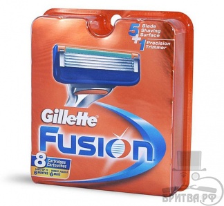 Gillette Fusion 8шт сменные лезвия