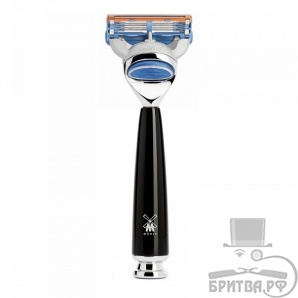 Станок Gillette Fusion, ручка из черной смолы