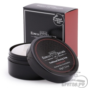 Мыло для бритья Edwin Jagger Sandalwood (Travel Container) 65 гр