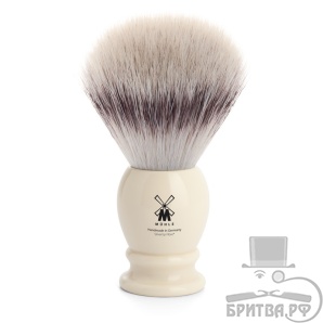 Помазок, фибра Silvertip, смола под слоновую кость, XL