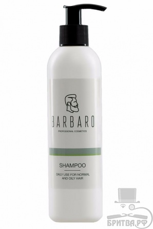 Шампунь для ежедневного ухода за нормальными и жирными волосами "Barbaro" 220