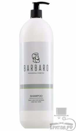Шампунь для ежедневного ухода за нормальными и жирными волосами "Barbaro" 1000